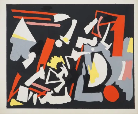 Litografia Aaron - Ensemble abstrait