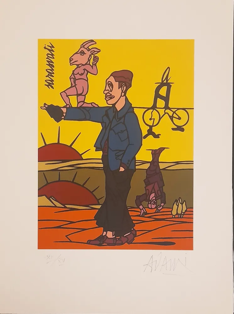 Litografia Adami - Sarasvati