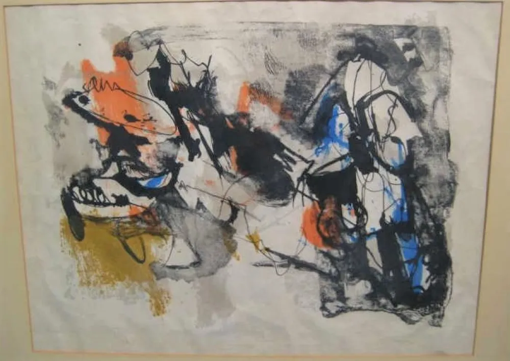 Litografia Afro - La sagra degli uccelli