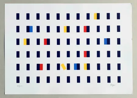 Serigrafia Agam - Composizione