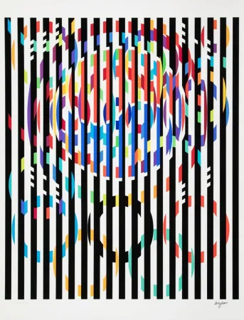 Serigrafia Agam - Message of peace