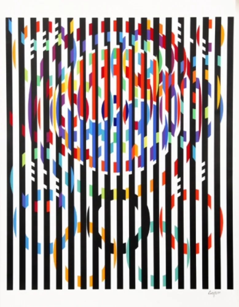Litografia Agam - Message of Peace