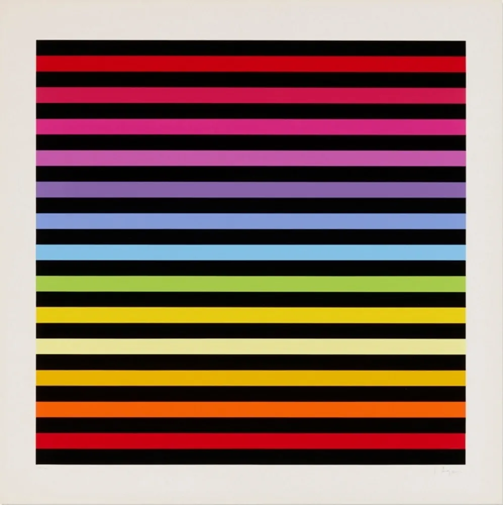 Serigrafia Agam - Solfège, Transformation, Fusion