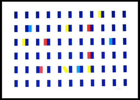 Serigrafia Agam - Untitled