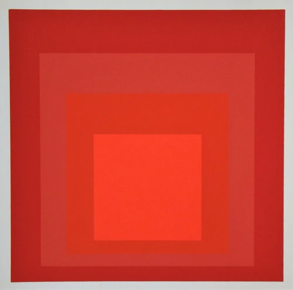 Serigrafia Albers - Homage to the Square - R-III a-4, 1968