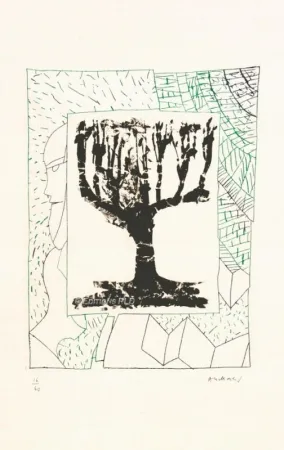 Água-Forte E Água-Tinta Alechinsky - ARBRE CENTRAL, AU VERT