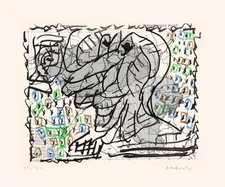 Água-Forte Alechinsky - Cartes muettes 03