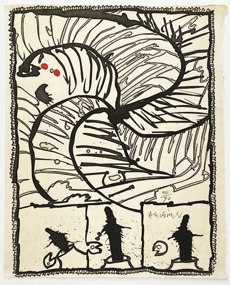 Gravura Alechinsky - Centrifuge