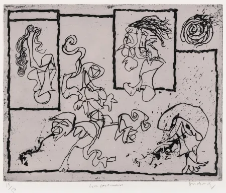 Água-Forte Alechinsky - Compartiments