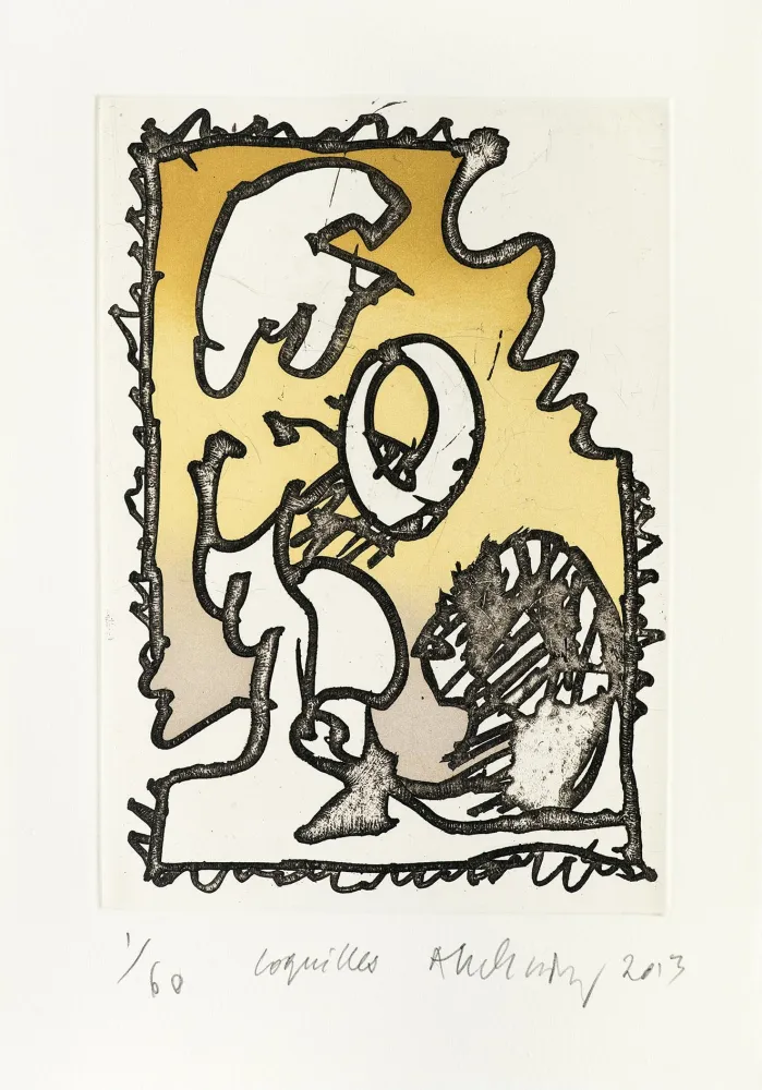 Gravura Alechinsky - Coquilles