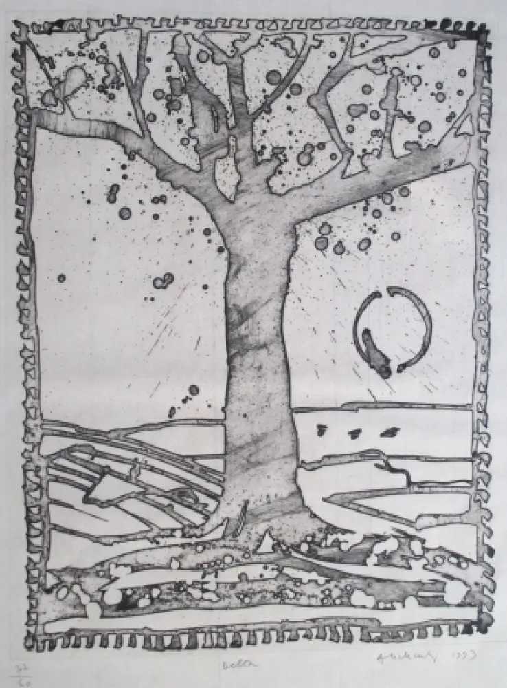 Gravura Alechinsky - Delta