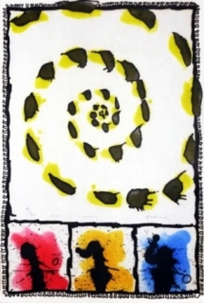 Gravura Alechinsky - Energie