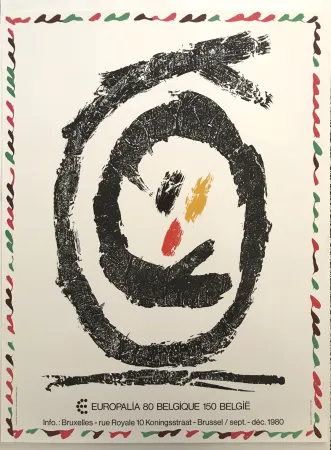 Cartaz Alechinsky - Europalia