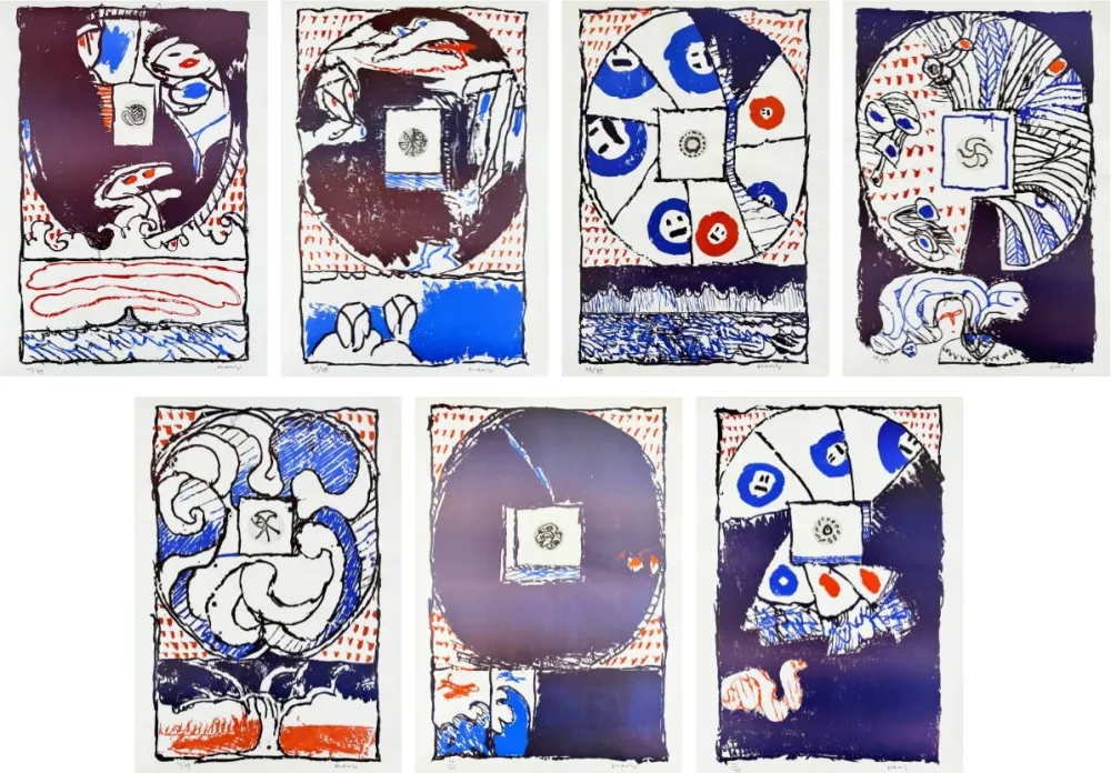 Livro Ilustrado Alechinsky - Fenêtres