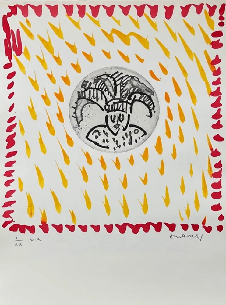 Gravura Alechinsky - Gille de Binche