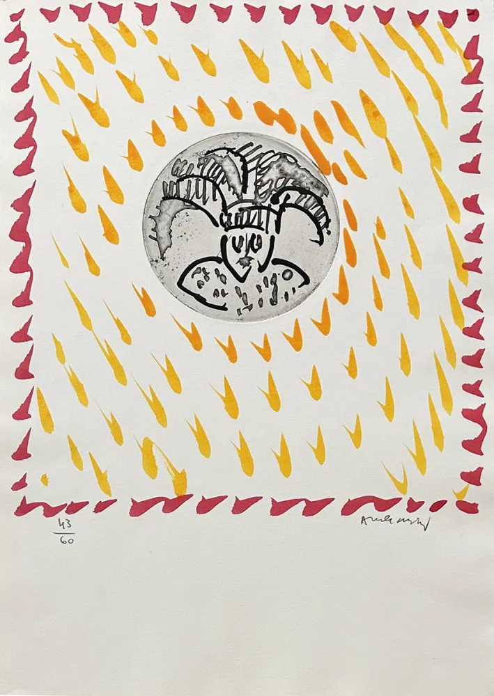 Gravura Alechinsky - Gille de Binche