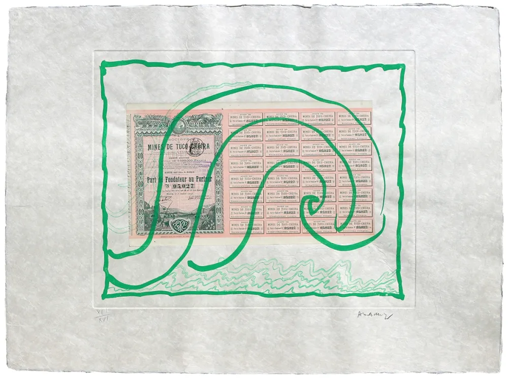 Água-Forte Alechinsky - Krach III.