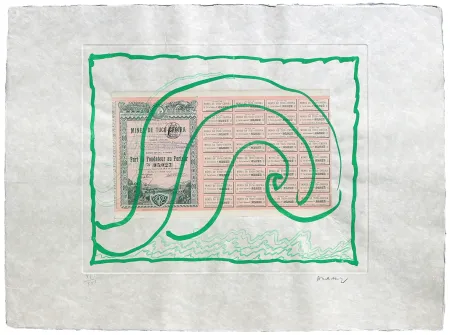 Água-Forte Alechinsky - Krach III.