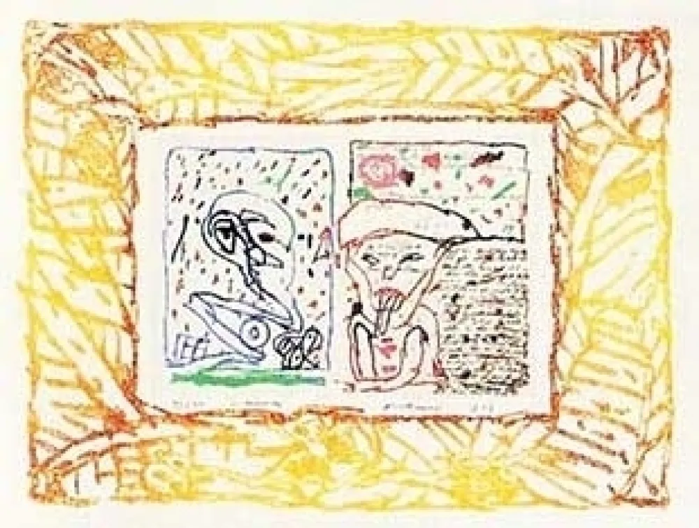 Gravura Alechinsky - Le layetier