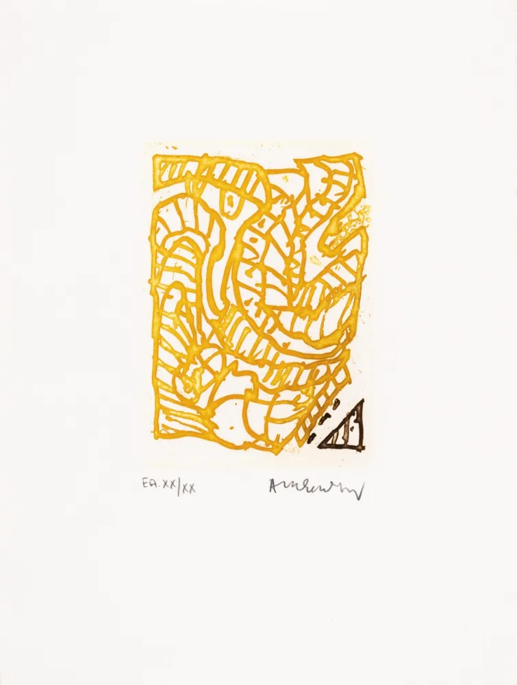 Água-Forte E Água-Tinta Alechinsky - Maint corps des chambres 04