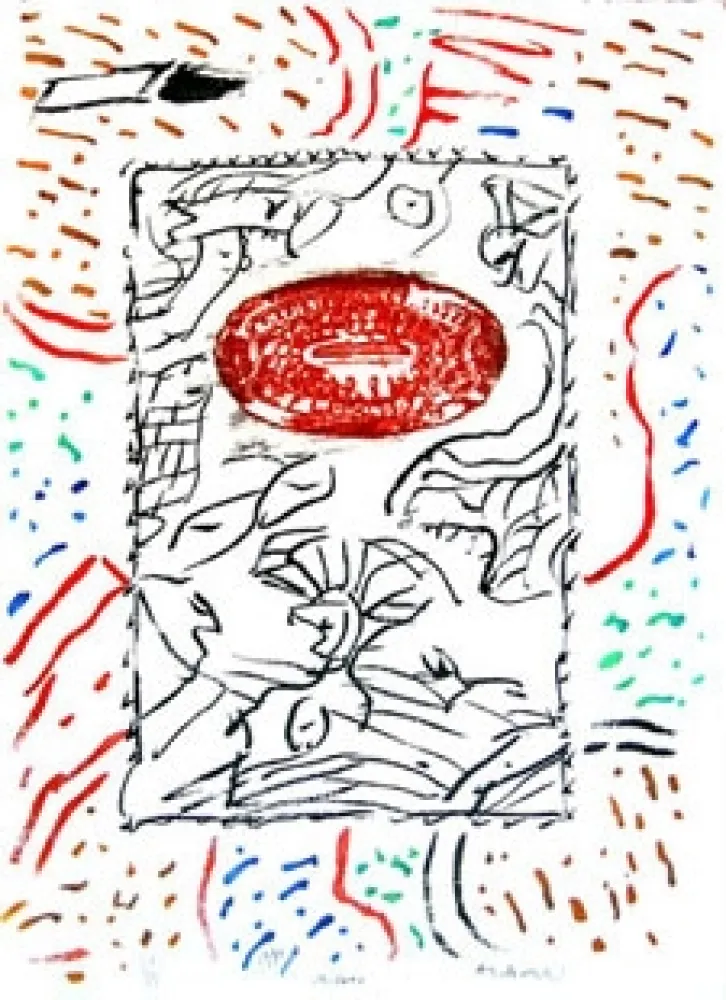 Gravura Alechinsky - Milano