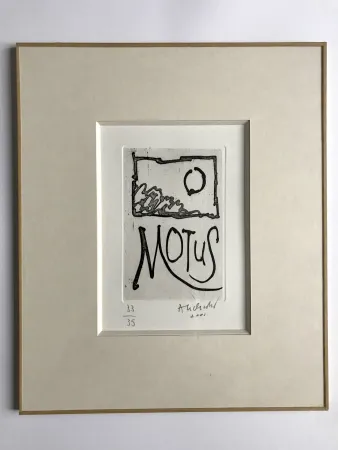 Gravura Alechinsky - Motus