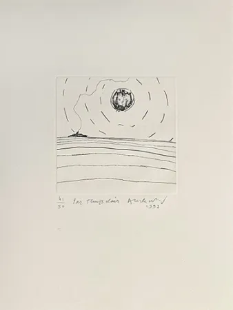 Gravura Alechinsky - Par temps clair