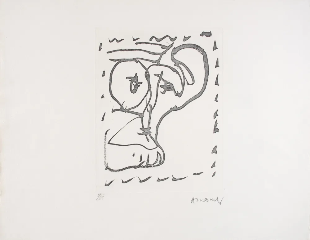 Água-Forte Alechinsky - Poèmes à voir