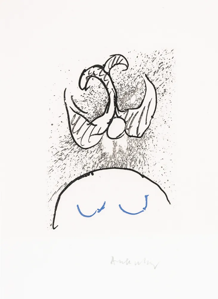 Água-Forte E Água-Tinta Alechinsky - Pointes Planche VI bis