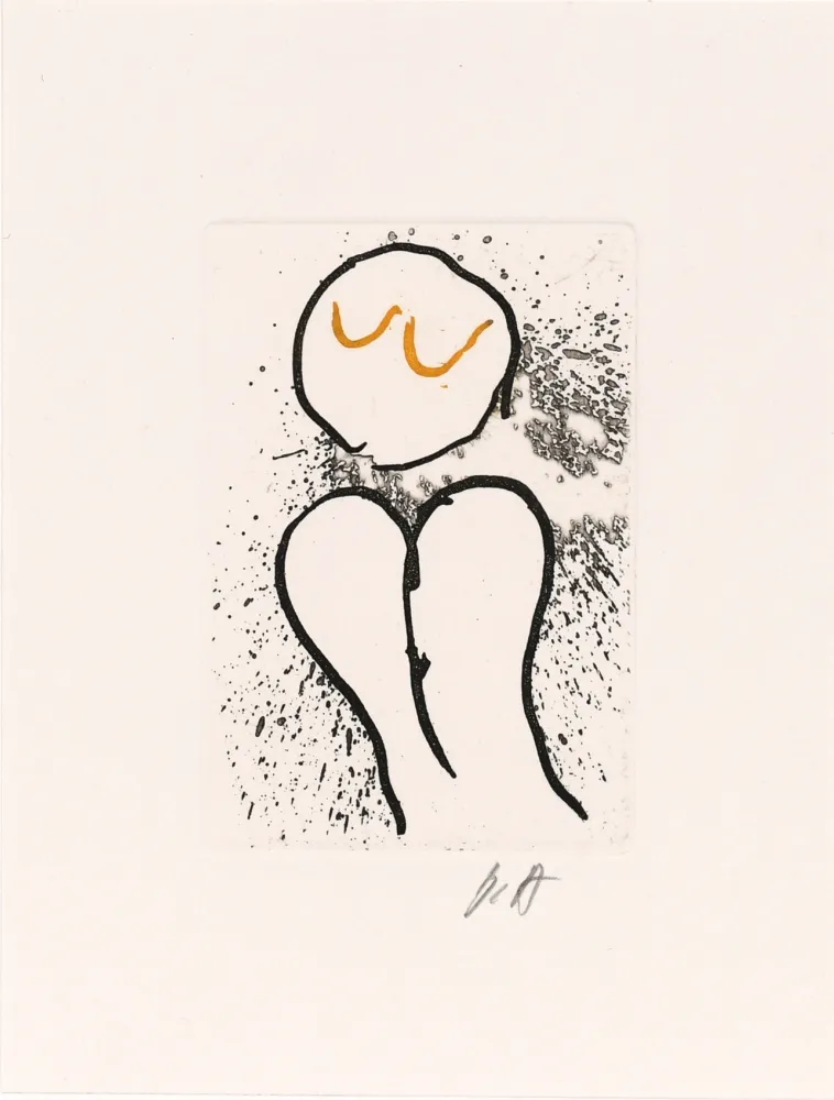 Água-Forte E Água-Tinta Alechinsky - Pointes Planche XV bis