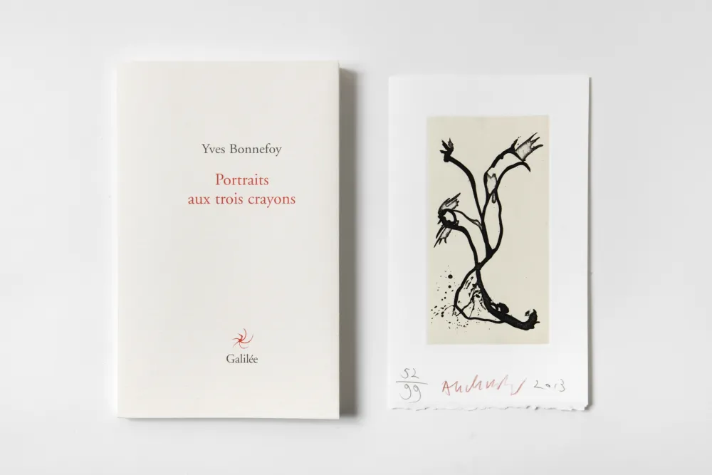 Gravura Alechinsky - Portrait aux trois crayons