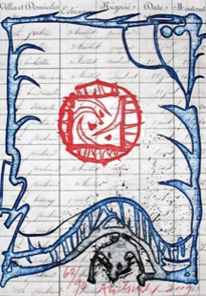 Gravura Alechinsky - Quadrature