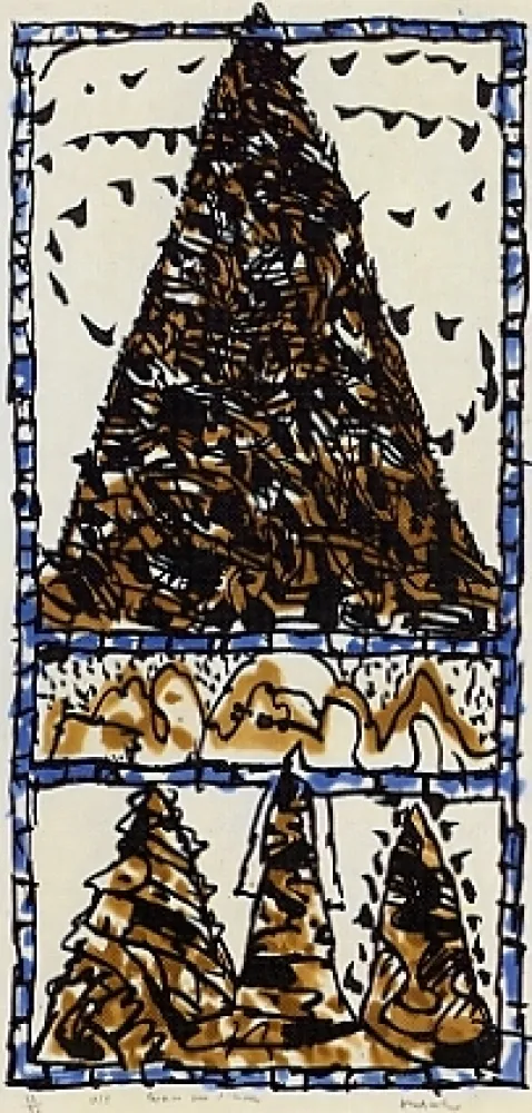 Gravura Alechinsky - Réserve pour l'hiver