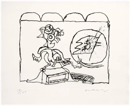 Água-Forte Alechinsky - Sans titre