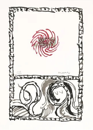 Água-Forte Alechinsky - Serpent 01