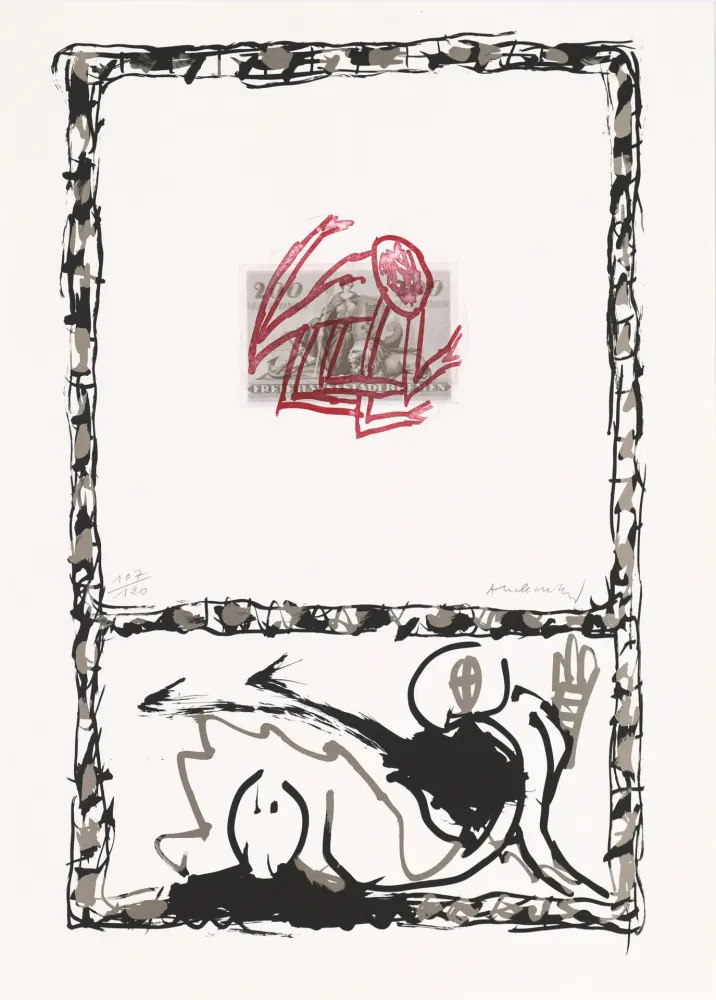 Água-Forte Alechinsky - Serpent 02