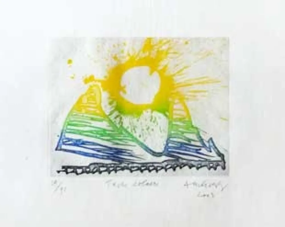 Gravura Alechinsky - Tache solaire