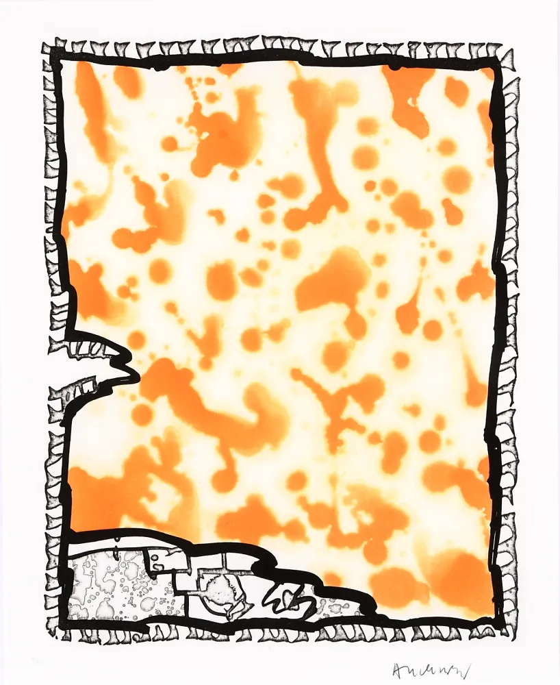 Linogravura Alechinsky - Traité des excitants modernes 06