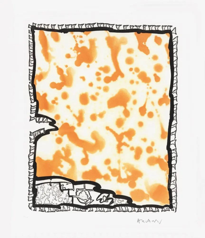 Linogravura Alechinsky - Traité des excitants modernes 07