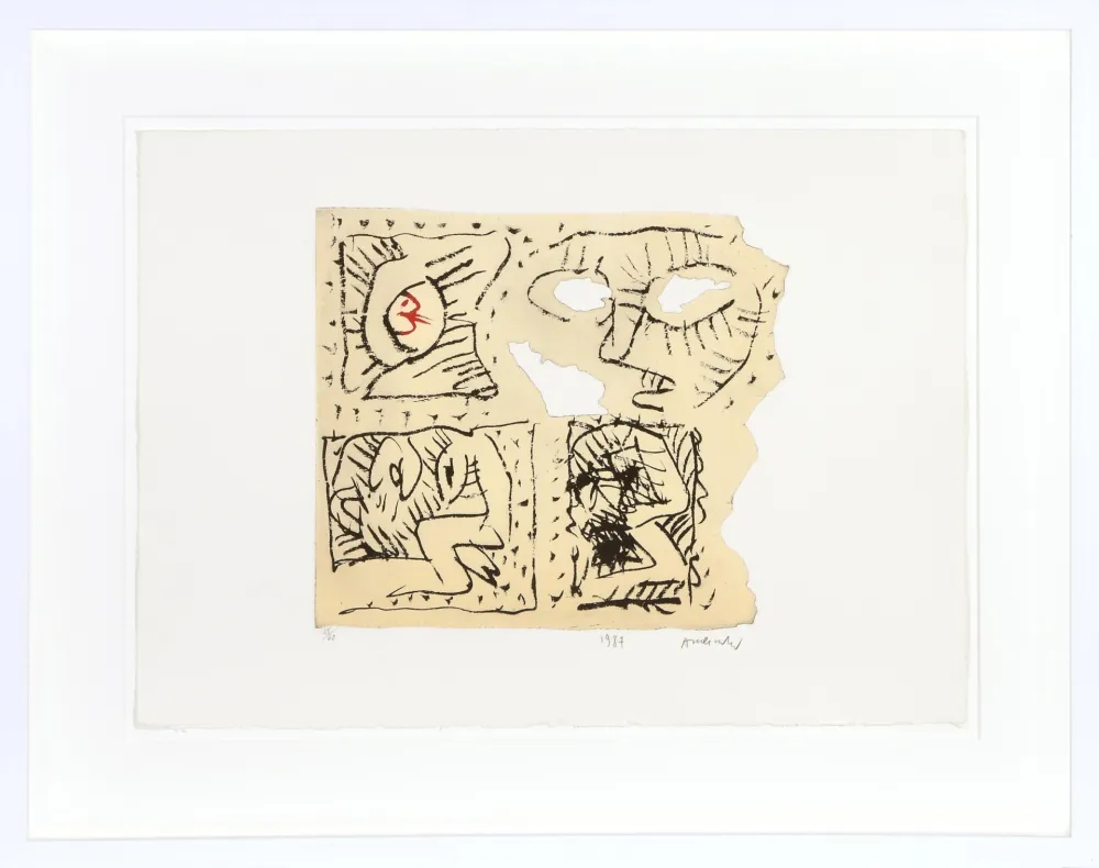 Água-Tinta Alechinsky - Untitled