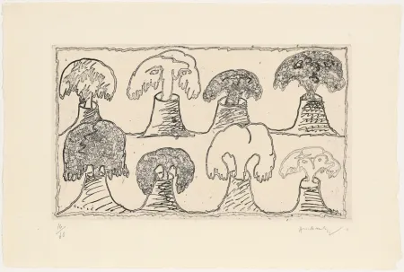 Água-Forte Alechinsky - Vulcanalyses 03