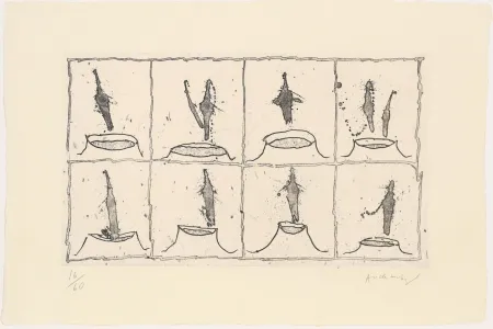 Água-Forte Alechinsky - Vulcanalyses 04