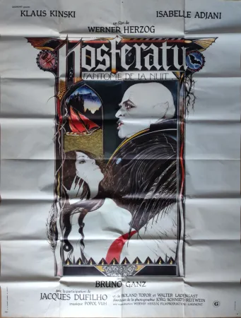 Cartaz Anonyme - Klaus Kinski. Werner Herzog Nosferatu. 