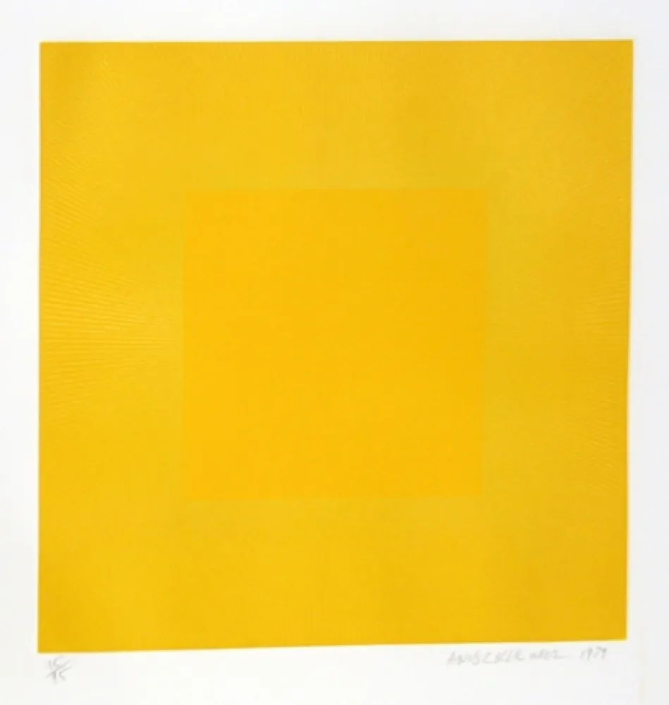 Água-Forte E Água-Tinta Anuszkiewicz - Summer Suite (Yellow with Yellow)