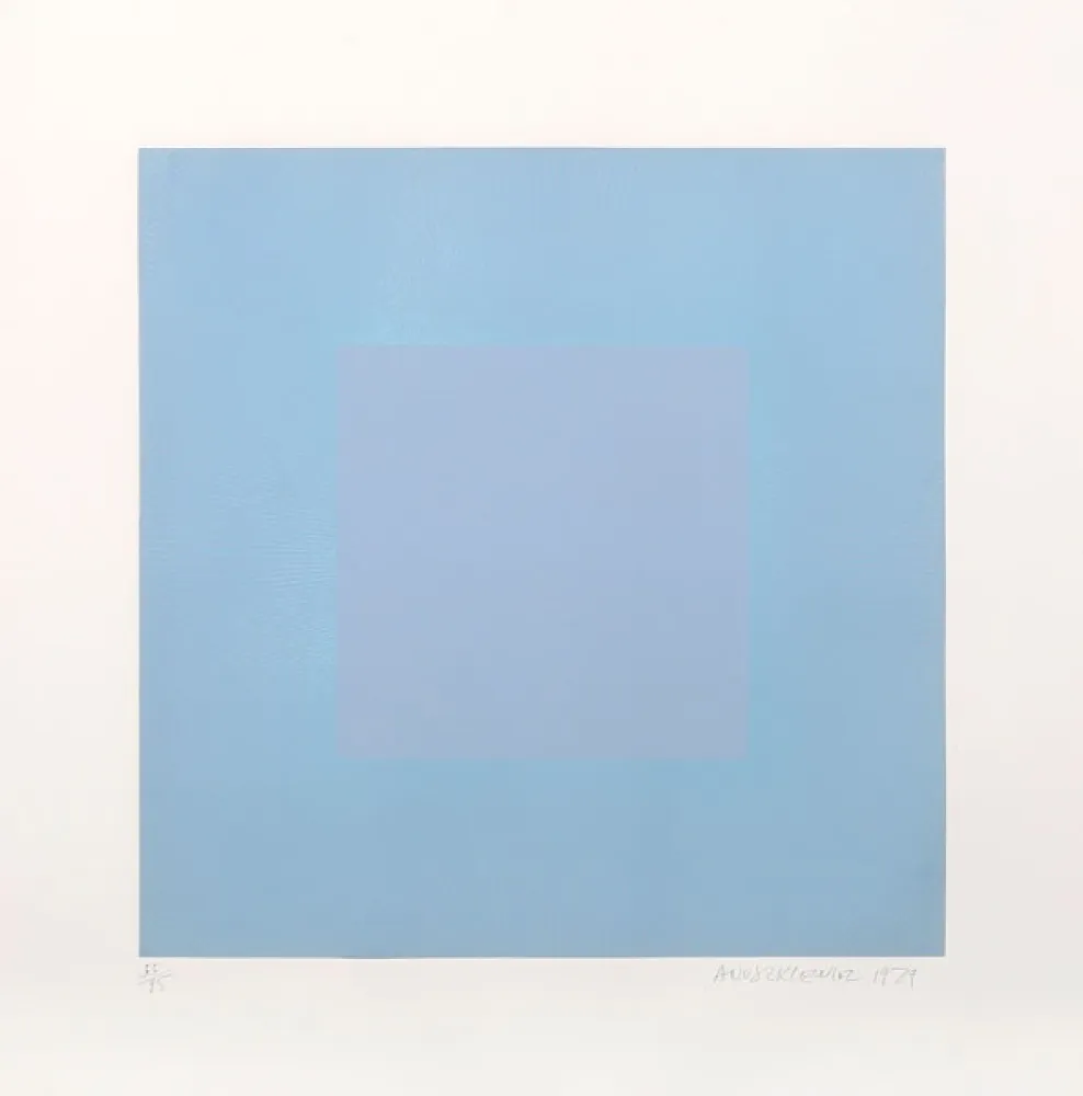 Água-Tinta Anuszkiewicz - Winter Suite (Light Blue with Light Blue)