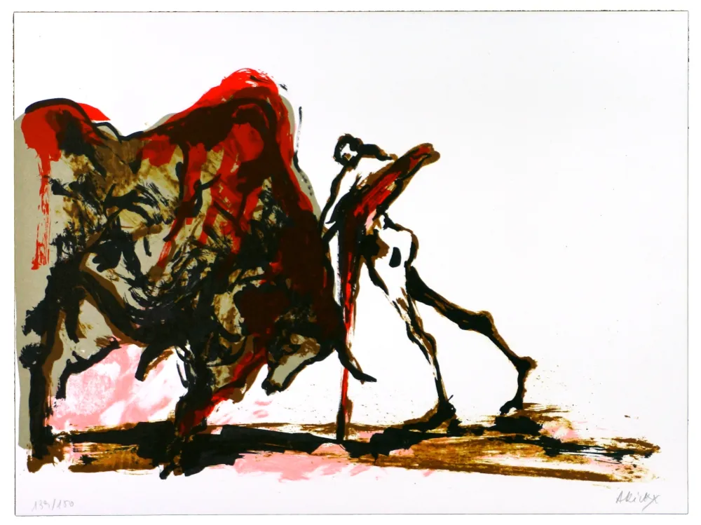 Litografia Arickx - La lidia d’Aricks 6