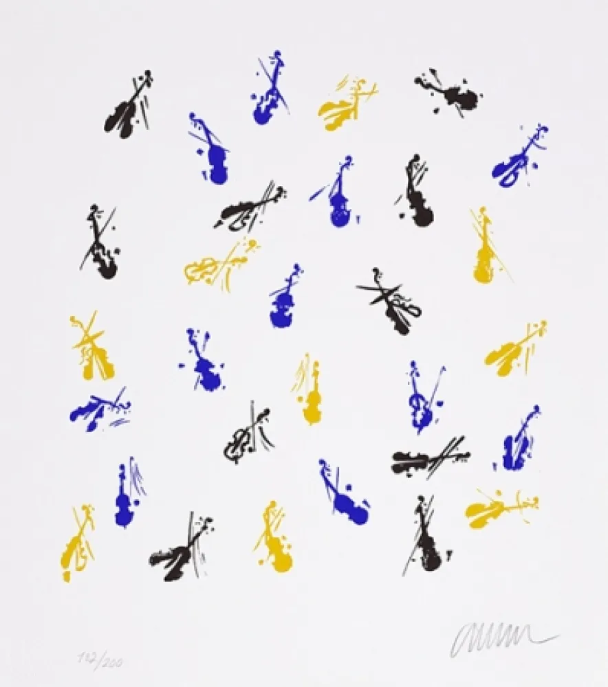 Serigrafia Arman - Fiddlemania II
