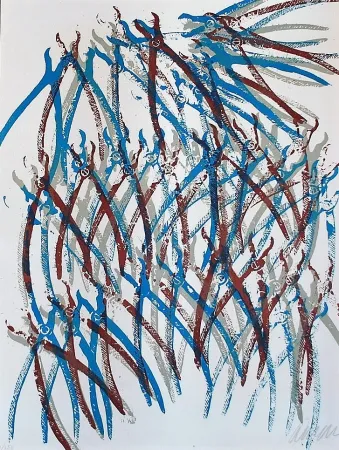 Litografia Arman - Jaws