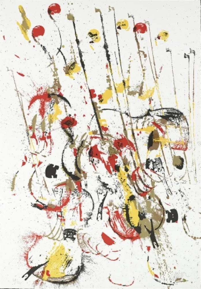 Serigrafia Arman - Melody for Strings III