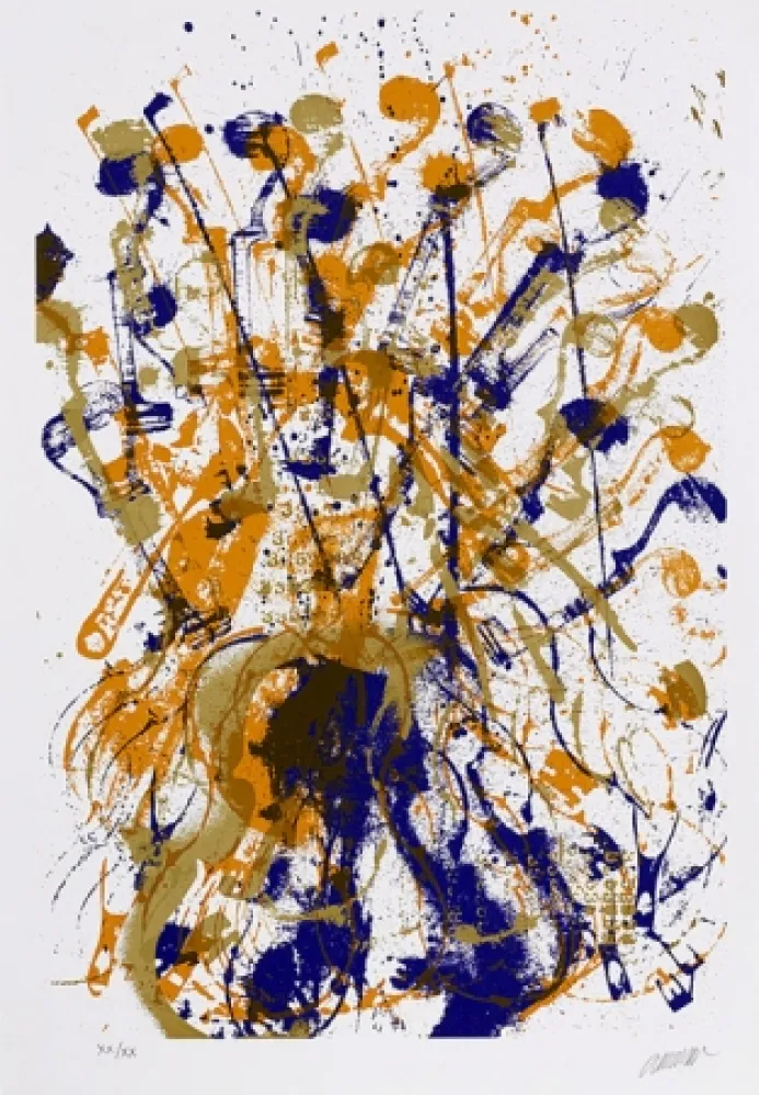 Serigrafia Arman - Trio à cordes I